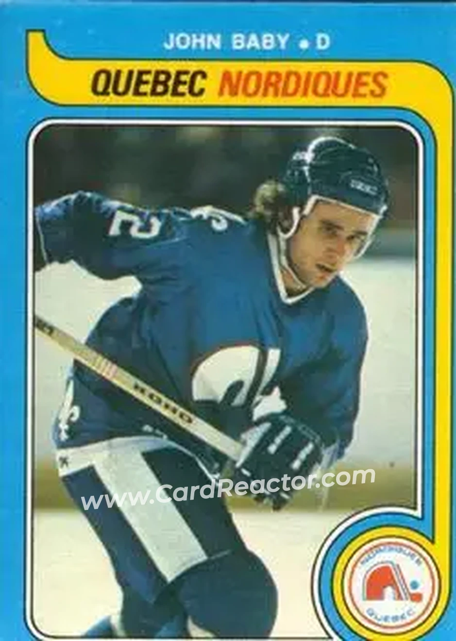 1979-80 O-Pee-Chee #357 - John Baby - Quebec Nordiques - Front