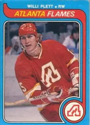 1979-80 O-Pee-Chee #382 - Willi Plett - Atlanta Flames