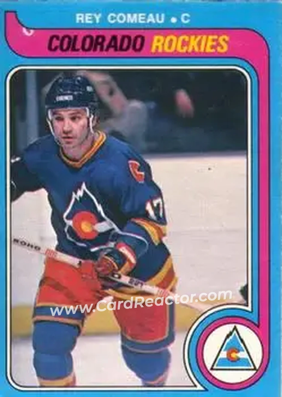 1979-80 O-Pee-Chee #385 - Reynald Comeau - Colorado Rockies - Front