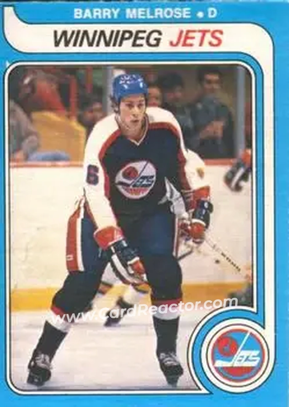 1979-80 O-Pee-Chee #386 - Barry Melrose - Winnipeg Jets - Front