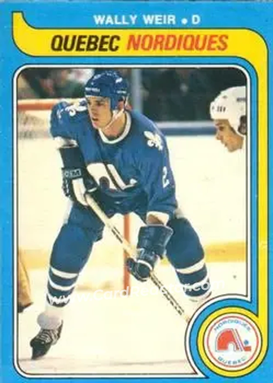 1979-80 O-Pee-Chee #388 - Wally Weir - Quebec Nordiques - Front