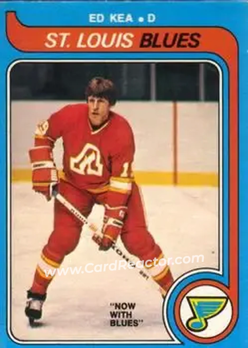 1979-80 O-Pee-Chee #390 - Ed Kea - St. Louis Blues - Front