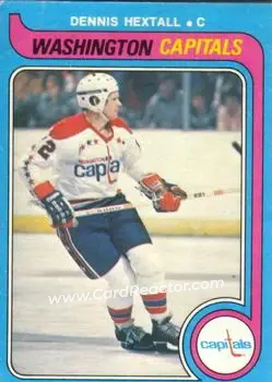 1979-80 O-Pee-Chee #392 - Dennis Hextall - Washington Capitals - Front