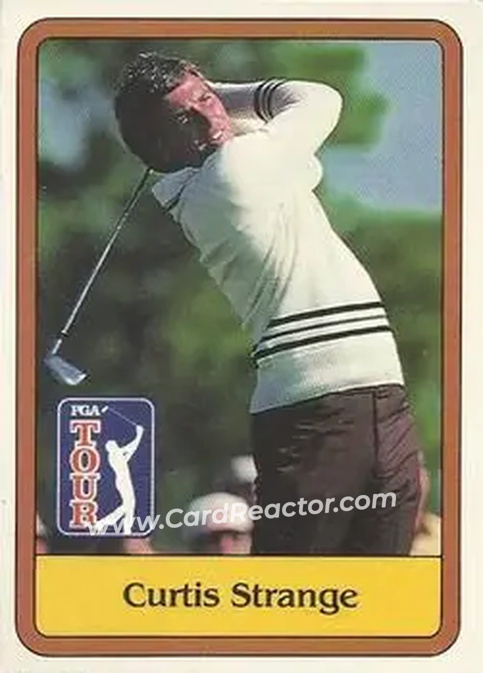 1981 Donruss #3 - Curtis Strange