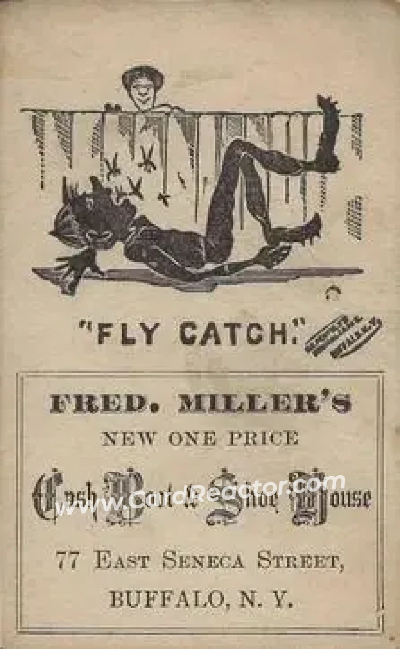 1880 C. C. Penfold's Comical Cards Series Baseball Comics (H804-40) #NNO - Card NNO - Front
