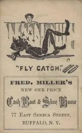 1880 C. C. Penfold's Comical Cards Series Baseball Comics (H804-40) #NNO - Card NNO