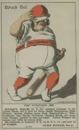 1880 Merchant's Gargling Oil Baseball Comics (H804-7) #NNO - Card #NNO