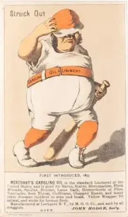 1880 Merchant's Gargling Oil Baseball Comics (H804-7) #NNO - Card #NNO