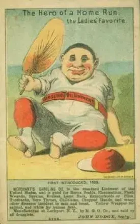 1880 Merchant's Gargling Oil Baseball Comics (H804-7) #NNO - Card #NNO