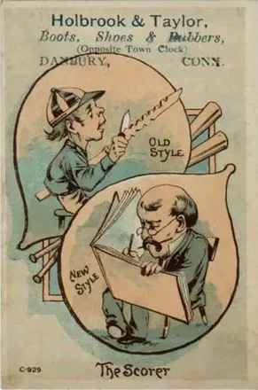 1880 Old Style New Style Baseball Comics (H804-13) #NNO Scorer