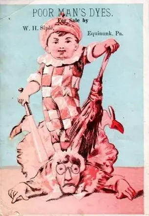 1880 Pink and Blue Series Baseball Comics (H804-34) #NNO Card NNO