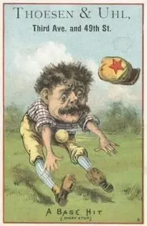 1880 Red Border Baseball Comics (804-15A) #NNO Card #NNO