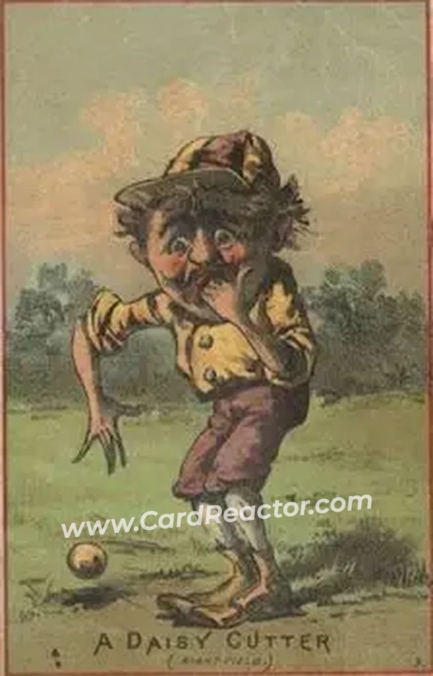 1880 Red Border Baseball Comics (804-15A) #NNO - Card #NNO - Front