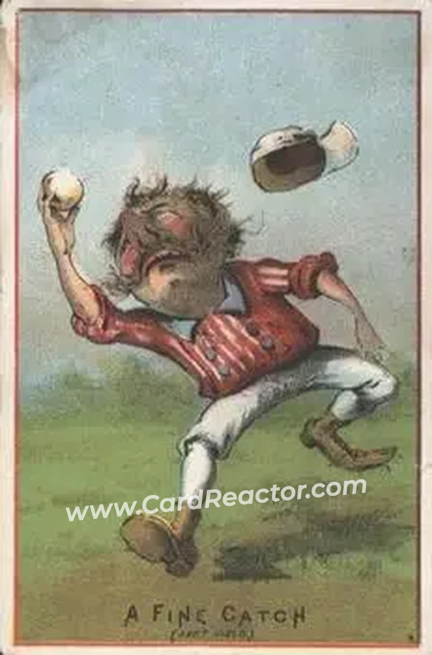 1880 Red Border Baseball Comics (804-15A) #NNO - Card #NNO - Front