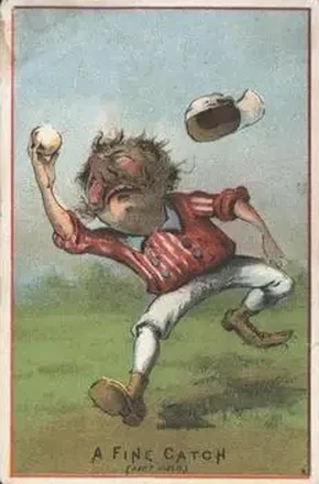 1880 Red Border Baseball Comics (804-15A) #NNO Card #NNO