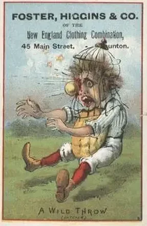 1880 Red Border Baseball Comics (804-15A) #NNO Card #NNO