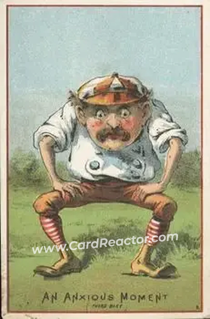 1880 Red Border Baseball Comics (804-15A) #NNO - Card #NNO - Front