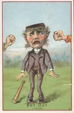 1880 Red Border Baseball Comics (804-15A) #NNO Card #NNO