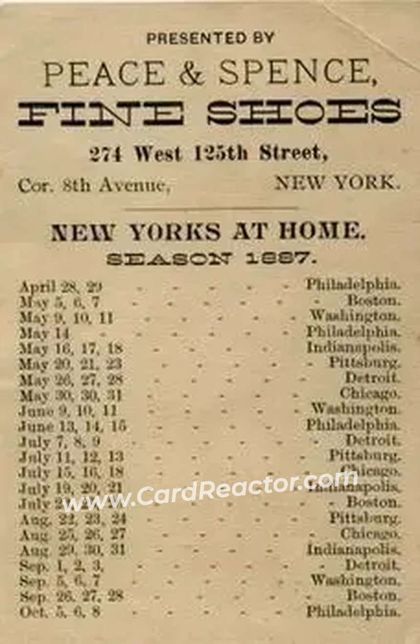 1880 Red Border Baseball Comics (804-15A) #NNO - Card #NNO - Back