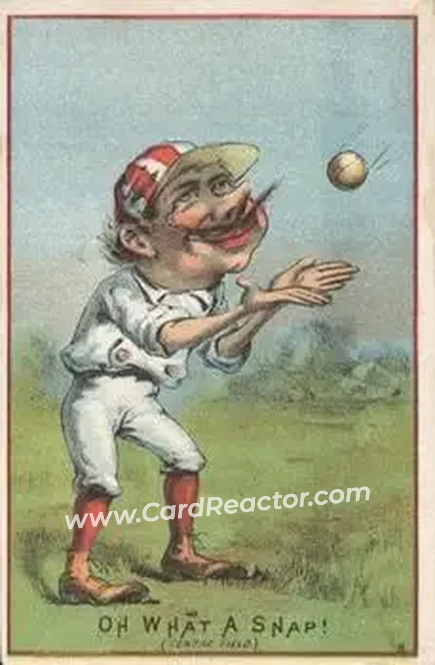 1880 Red Border Baseball Comics (804-15A) #NNO - Card #NNO - Front