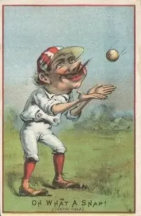 1880 Red Border Baseball Comics (804-15A) #NNO Card #NNO