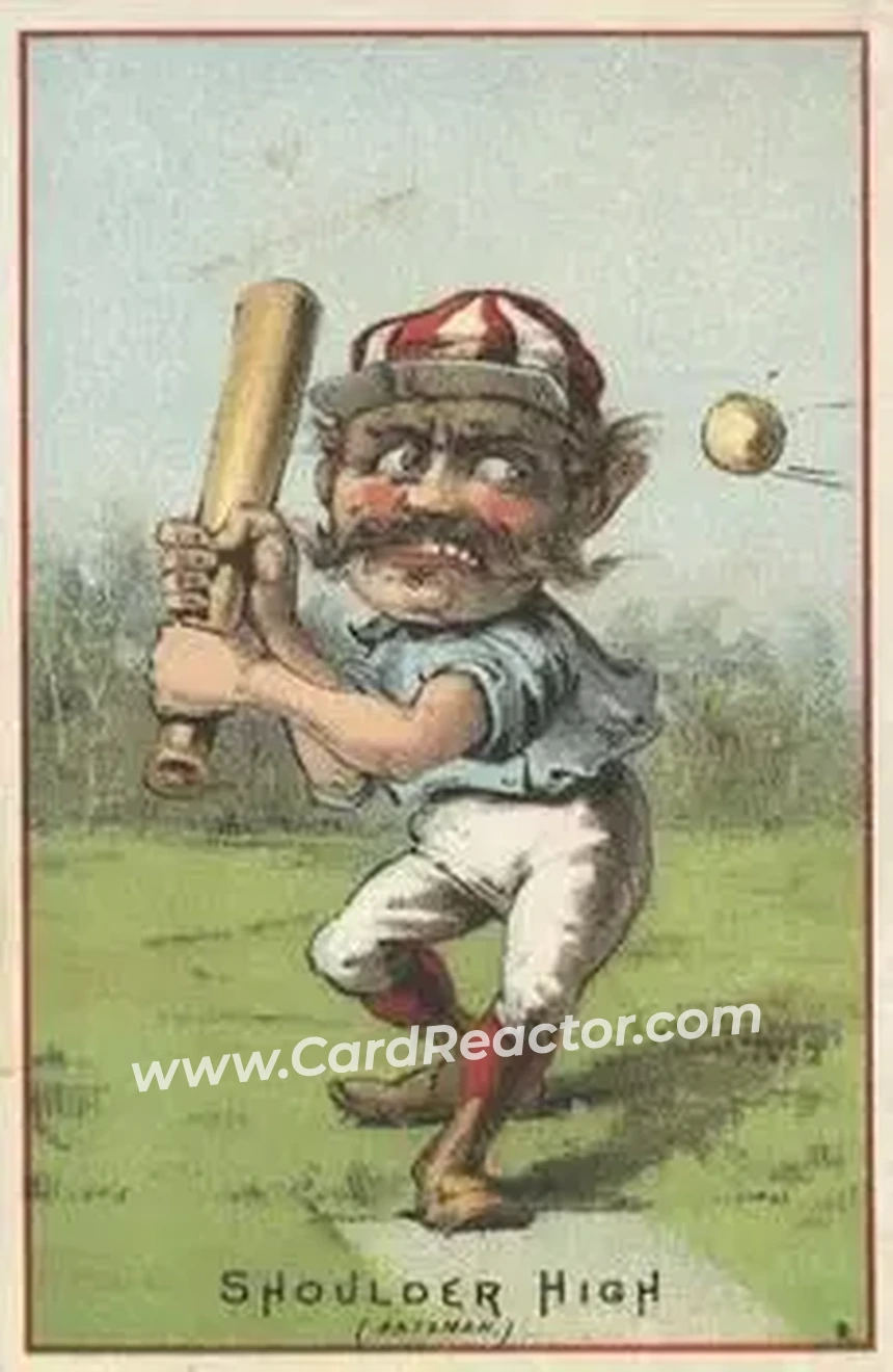 1880 Red Border Baseball Comics (804-15A) #NNO - Card #NNO - Front