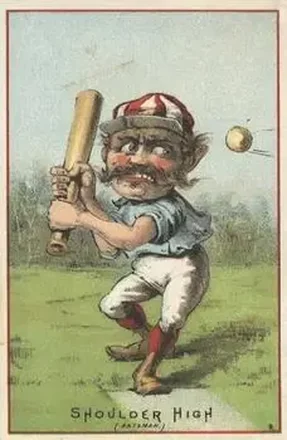 1880 Red Border Baseball Comics (804-15A) #NNO Card #NNO