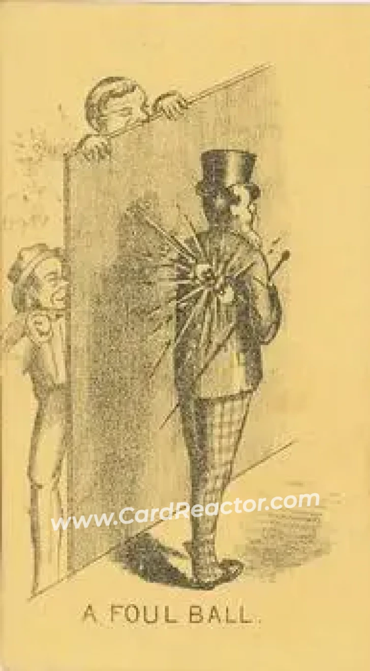 1880 Small Card Series Baseball Comics (H804-31) #NNO - Ball. - Front