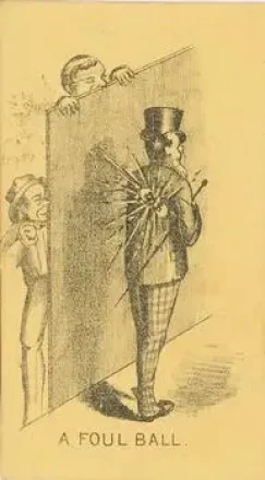 1880 Small Card Series Baseball Comics (H804-31) #NNO Ball.