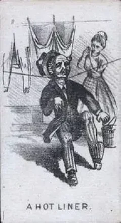 1880 Small Card Series Baseball Comics (H804-31) #NNO Liner.