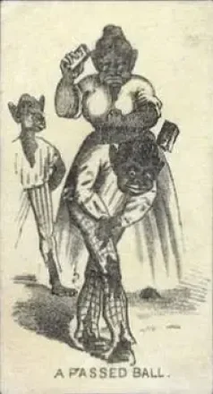 1880 Small Card Series Baseball Comics (H804-31) feature card