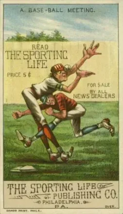 1880 Sporting Life Baseball Comics (H804-8A) #NNO Card #NNO