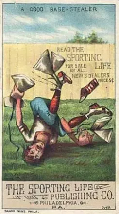 1880 Sporting Life Baseball Comics (H804-8A) #NNO Card #NNO