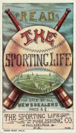 1880 Sporting Life Baseball Comics (H804-8A) #NNO Card #NNO