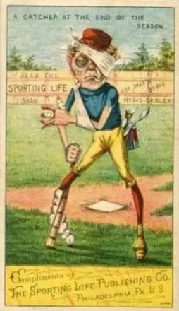 1880 Sporting Life Baseball Comics (H804-8B) #NNO Season