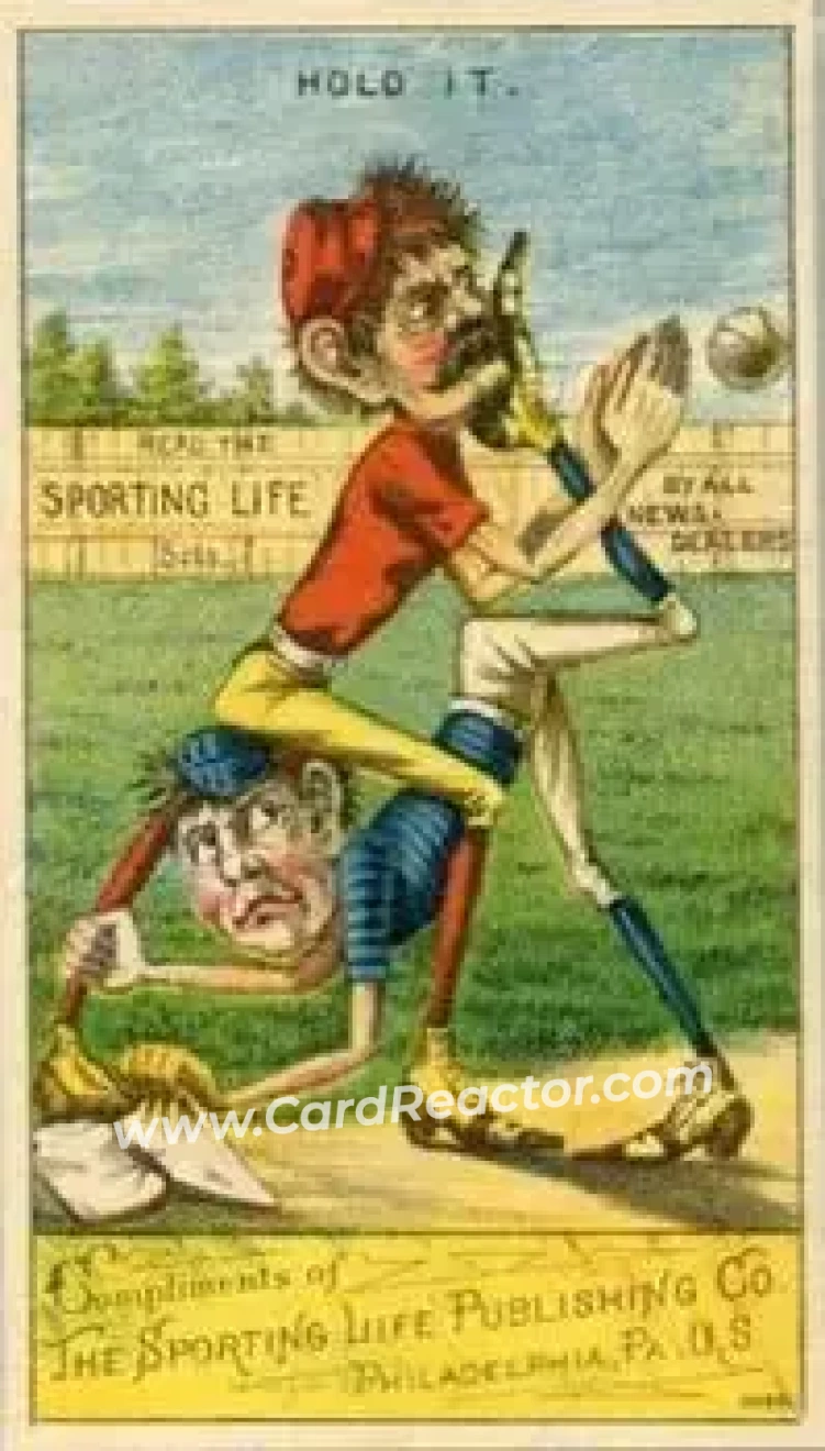1880 Sporting Life Baseball Comics (H804-8B) #NNO - It - Front