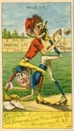1880 Sporting Life Baseball Comics (H804-8B) #NNO It