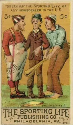 1880 Sporting Life Baseball Comics (H804-8C)