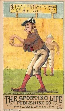1880 Sporting Life Baseball Comics (H804-8C) #NNO Card #NNO