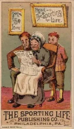 1880 Sporting Life Baseball Comics (H804-8C) #NNO Card #NNO