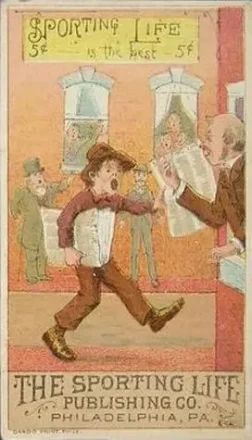 1880 Sporting Life Baseball Comics (H804-8C) #NNO Card #NNO