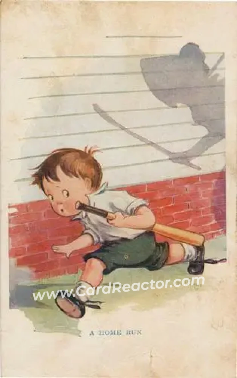 1880 Twelvetrees Baseball Comics (H804-27) #NNO - Card #NNO - Front 1880 Twelvetrees Baseball Comics (H804-27) #NNO - Card #NNO - Front