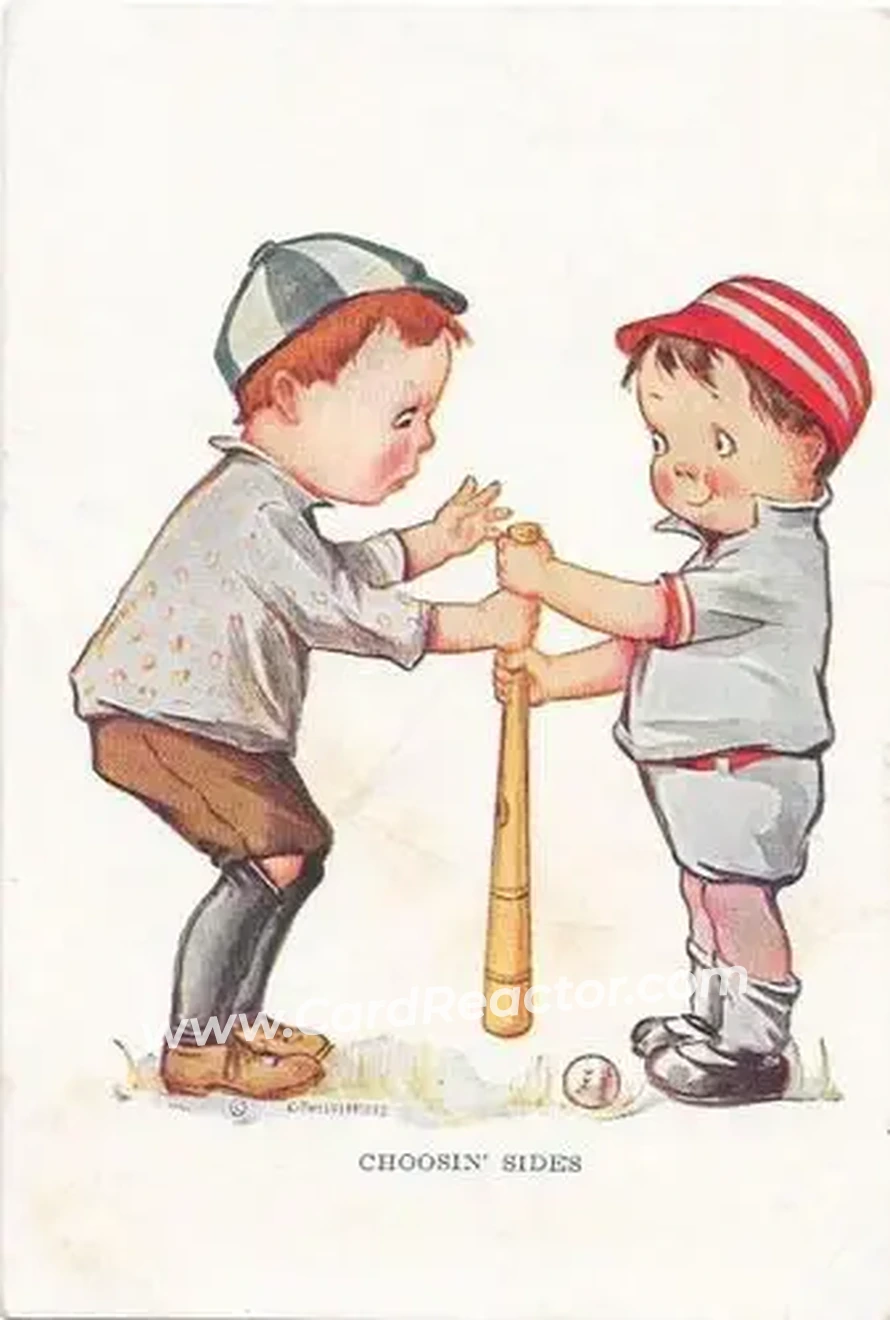 1880 Twelvetrees Baseball Comics (H804-27) #NNO - Card #NNO - Front 1880 Twelvetrees Baseball Comics (H804-27) #NNO - Card #NNO - Front