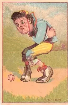 1880 Young Boy Baseball Comics (H804-12) #NNO Card #NNO