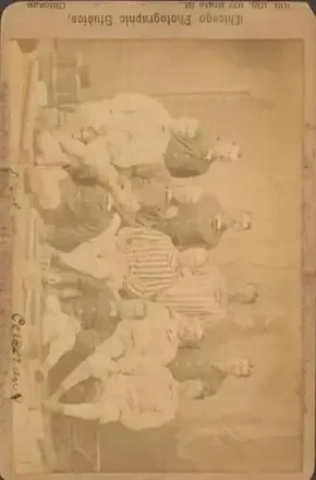 1882 Chicago Photographic Studios Cabinets #NNO - Card #NNO - Chicago White Stockings