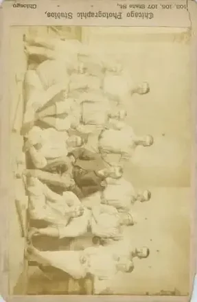 1882 Chicago Photographic Studios Cabinets #NNO - Card #NNO - Providence Grays