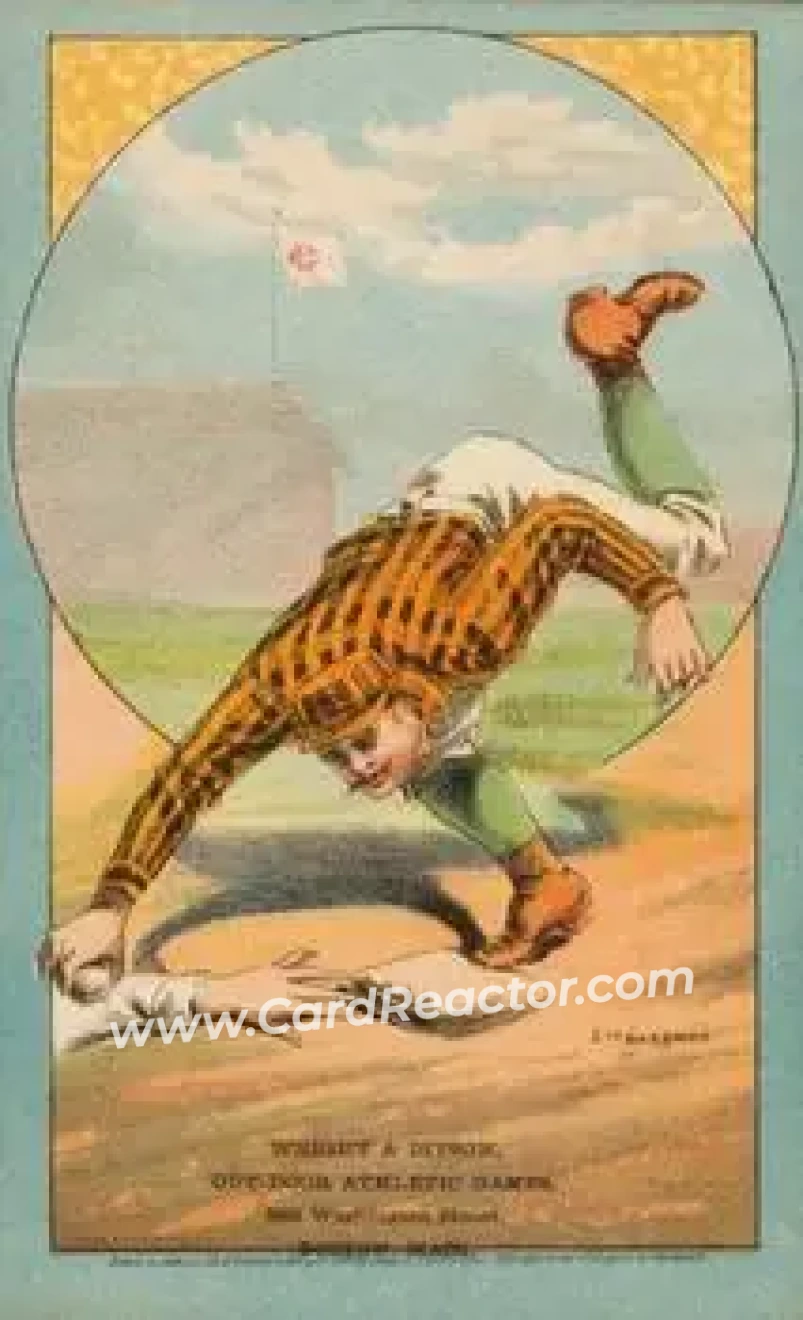 1882 Cosack & Co. Baseball Comics (H804-11) #NNO - Card #NNO - Front