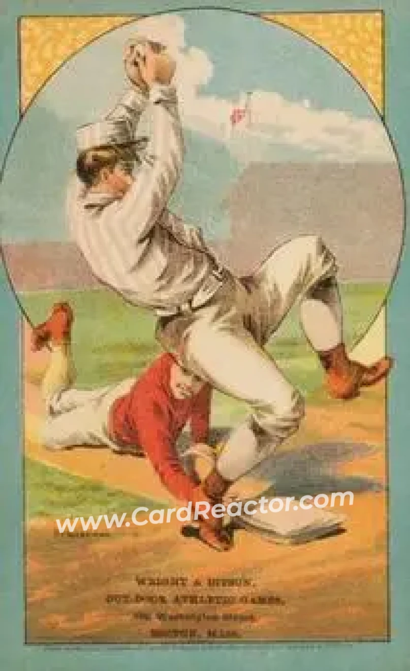 1882 Cosack & Co. Baseball Comics (H804-11) #NNO - Card #NNO - Front