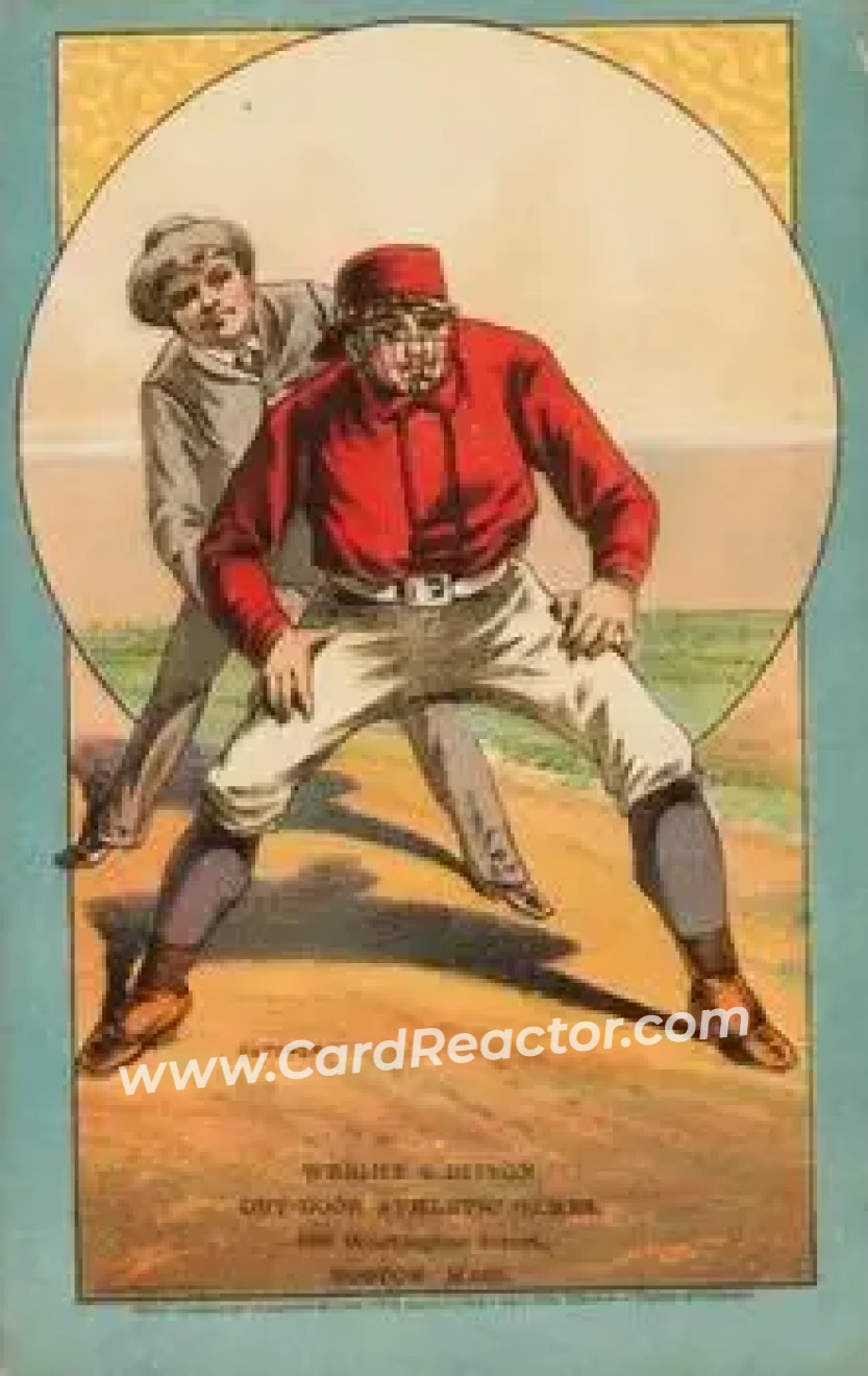 1882 Cosack & Co. Baseball Comics (H804-11) #NNO - Card #NNO - Front