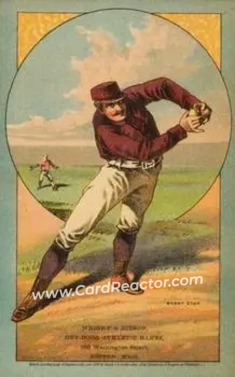 1882 Cosack & Co. Baseball Comics (H804-11) #NNO - Card #NNO - Front
